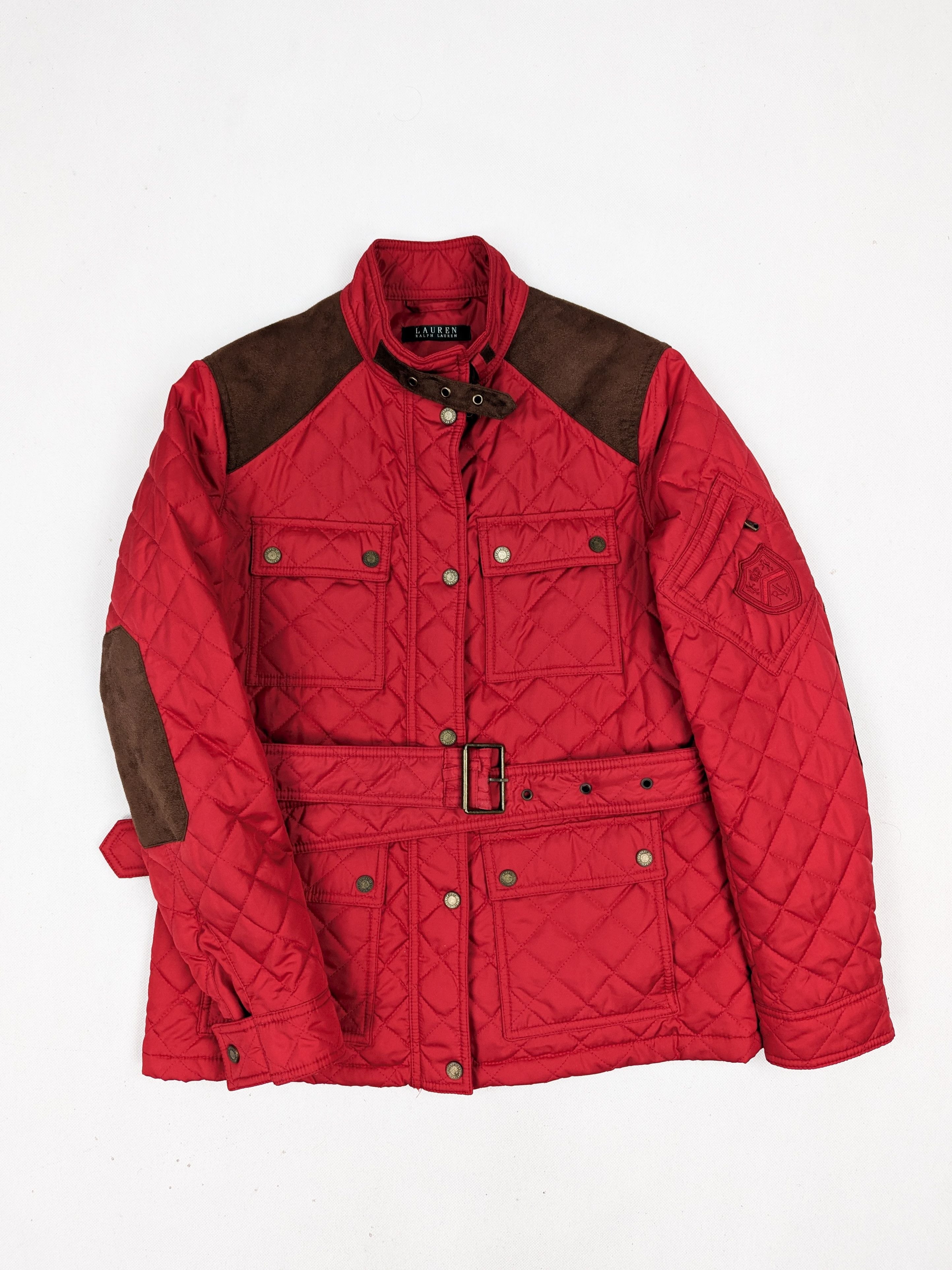 Polo Ralph Lauren Lauren Ralph Lauren red quilted coat S Size S / US 4 / IT 40 - 1 Thumbnail