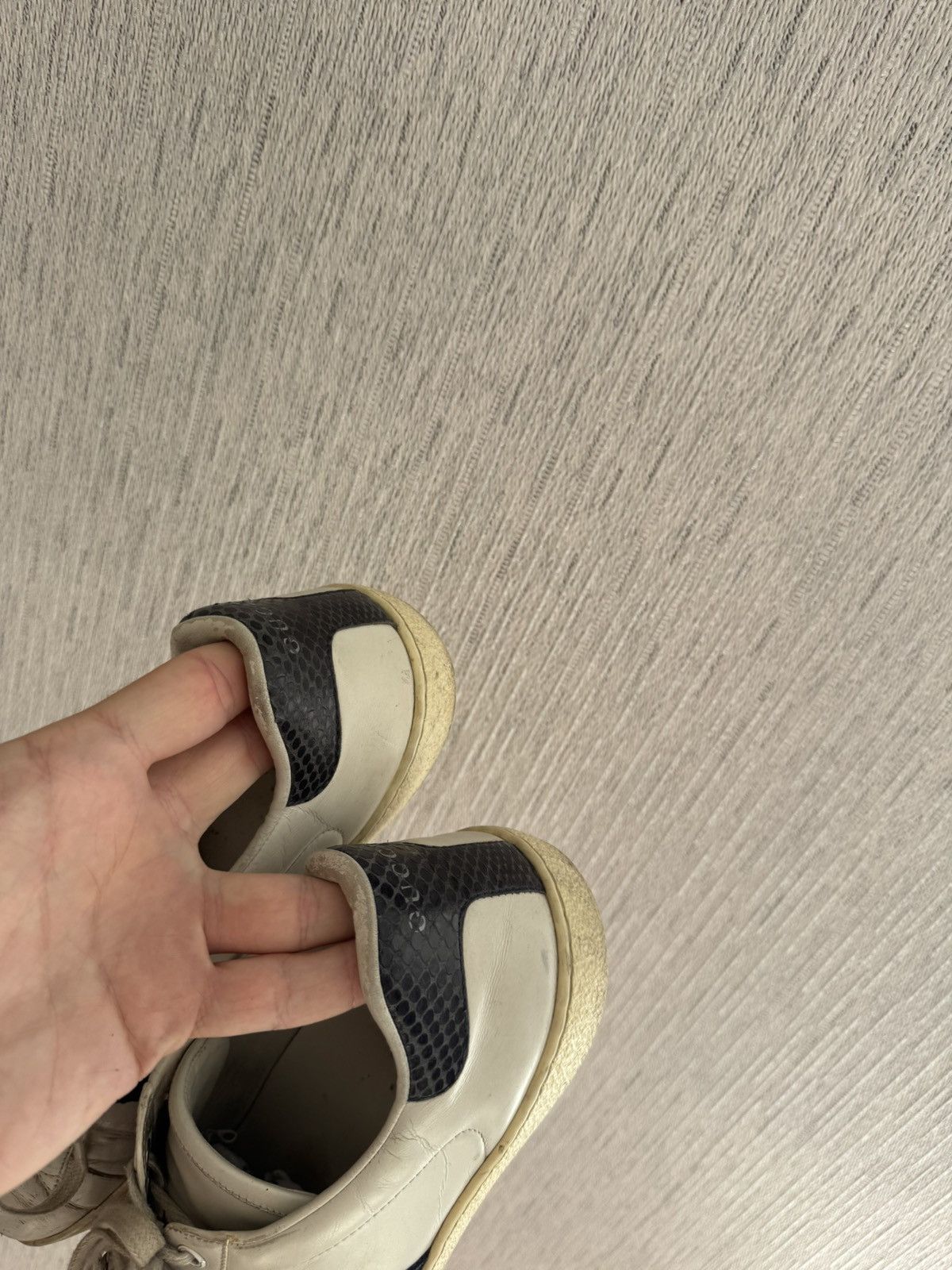 Gucci × Vintage Gucci Ace Low Top Sneakers Size US 9 / EU 42 - 5 Thumbnail