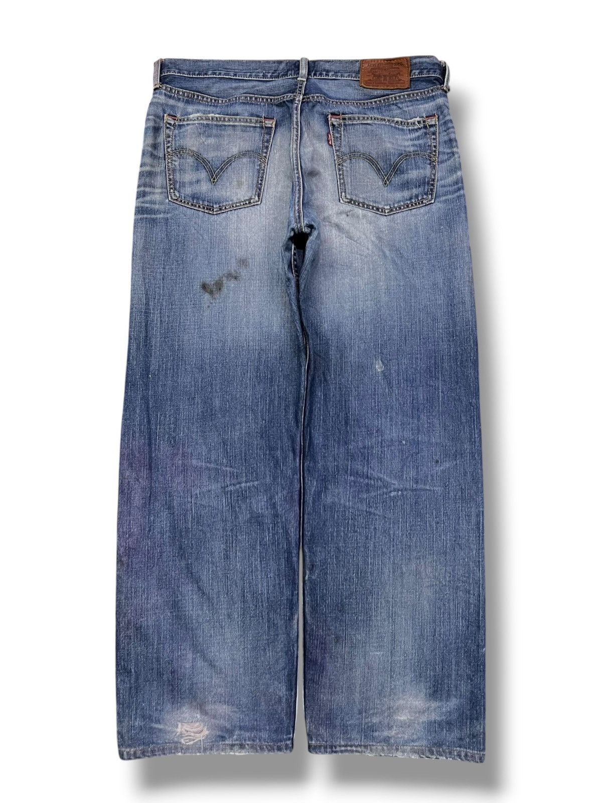 Levi's Baggy Vintage 07s Levi’s 703 - Faded Wash, Distressed Denim Size US 36 / EU 52 - 3 Thumbnail