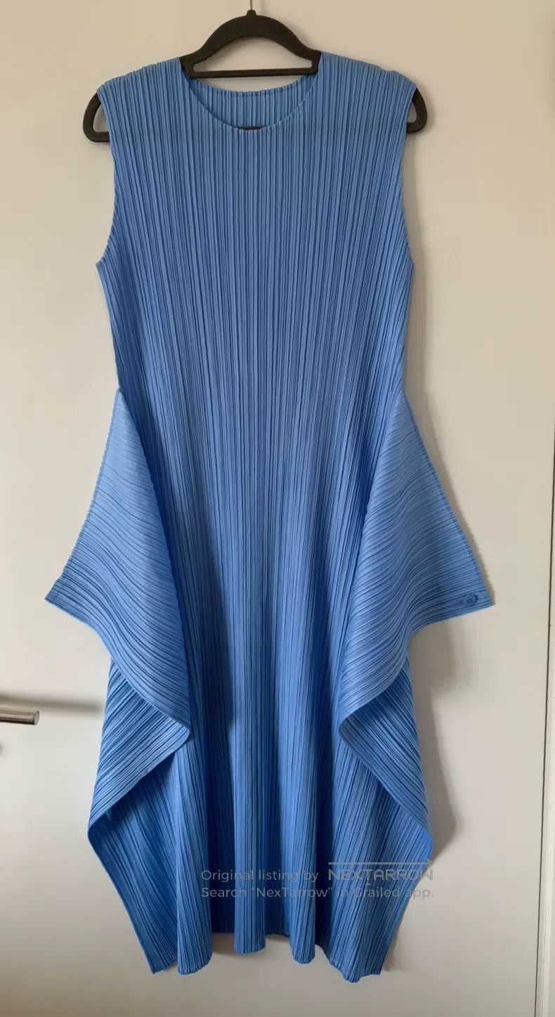 Issey Miyake Issey Miyake Sky Blue Kelp Skirt Size L / US 10 / IT 46 - 1 Thumbnail
