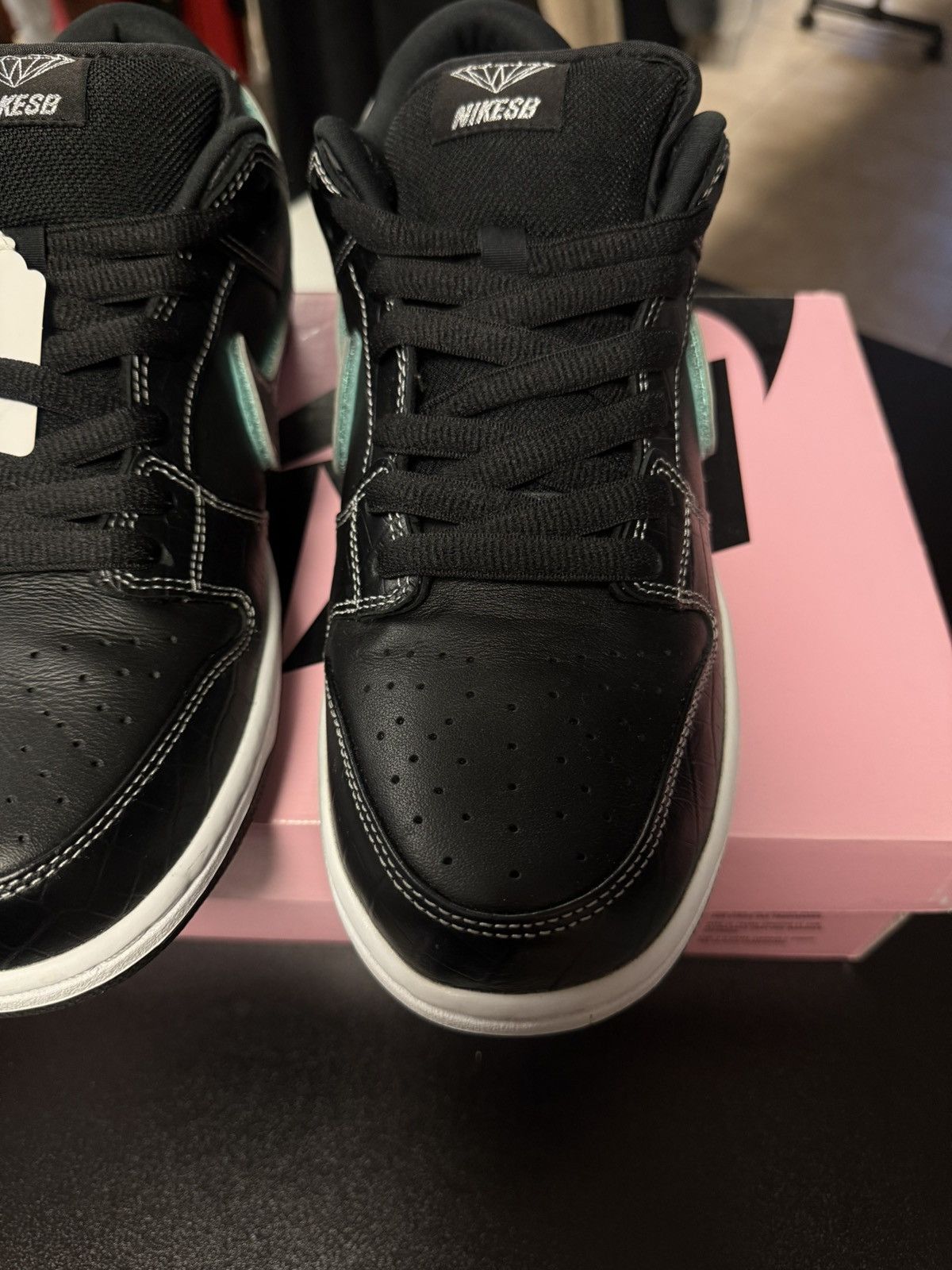 Diamond Supply Co. × Nike Size 11 - Nike Diamond Supply Co x Dunk SB Low Black Diamond Size US 11 / EU 44 - 7 Thumbnail
