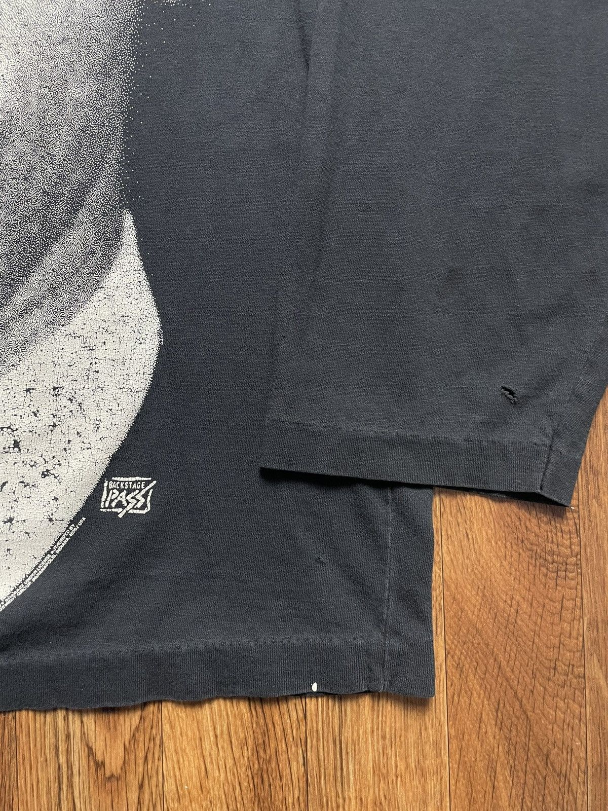 Vintage Vintage Malcom X Shirt Longsleeve Hood Large Black 1992 Size US L / EU 52-54 / 3 - 3 Thumbnail