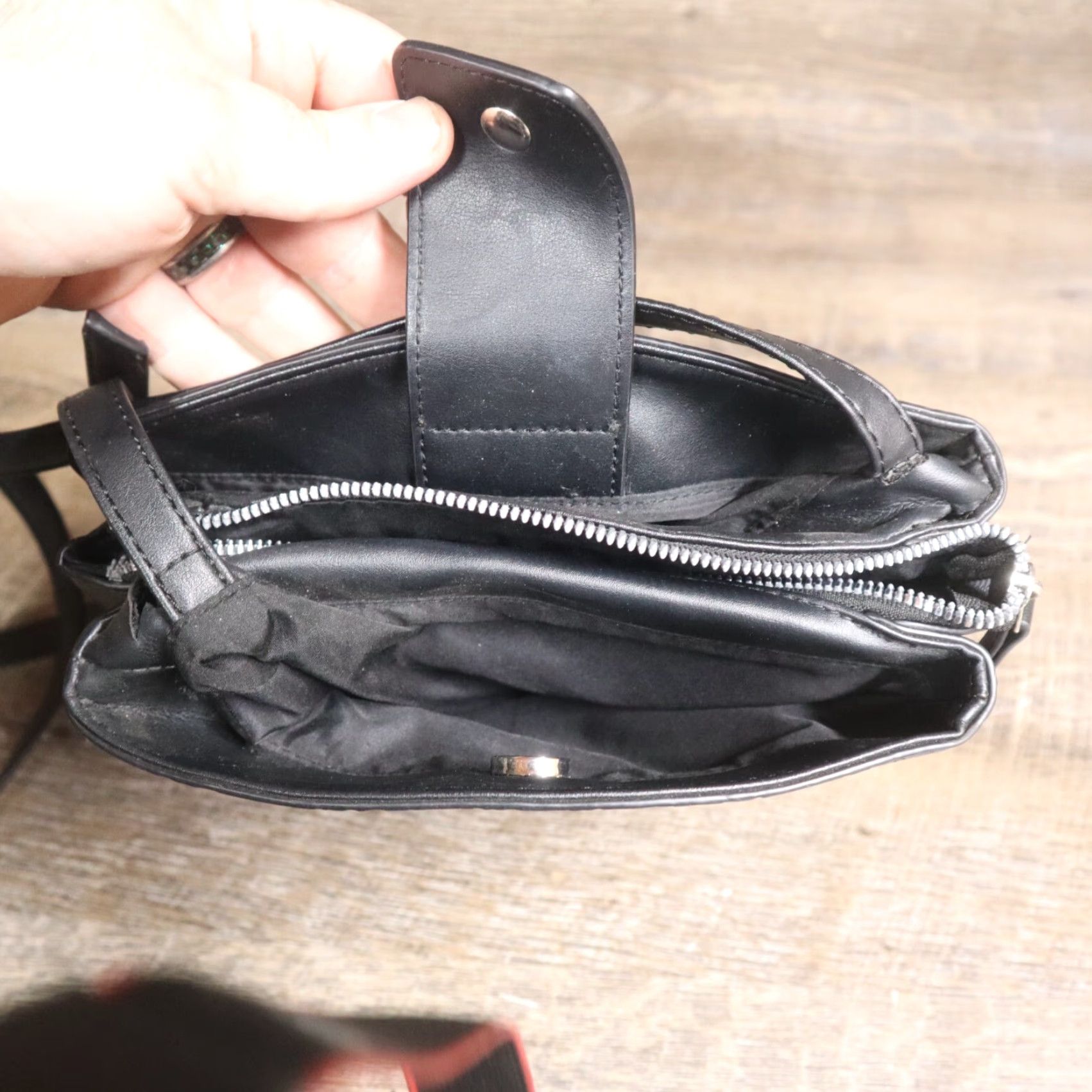 Nine West Nine West Black Purse Crossbody Shoulder Bag Zip Size ONE SIZE - 4 Thumbnail