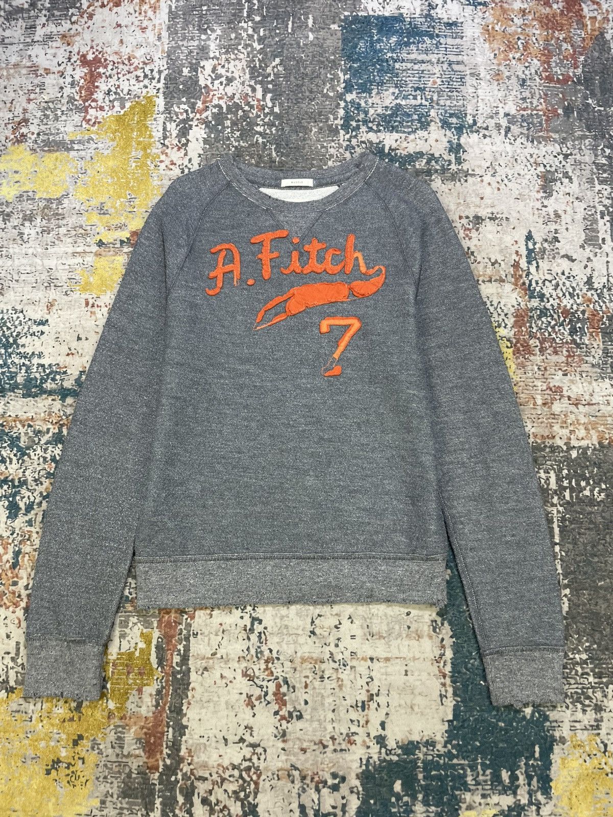 Abercrombie & Fitch Abercrombie & Fitch Muscle Logo Sweatshirt Size US S / EU 44-46 / 1 - 1 Thumbnail