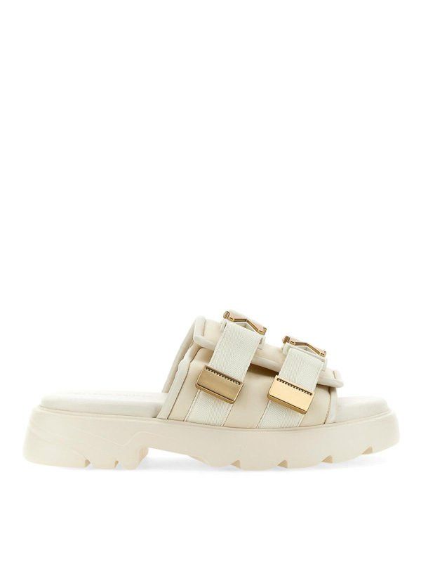 Bottega Veneta o1s1rm0126 Flash Sandal in Beige Size US 10 / EU 43 - 1 Thumbnail