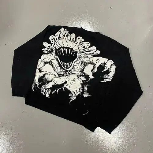 Japanese Brand × Vintage Y2K Retro Streetwear Designer Knitted Sweater Size US M / EU 48-50 / 2 - 2 Thumbnail