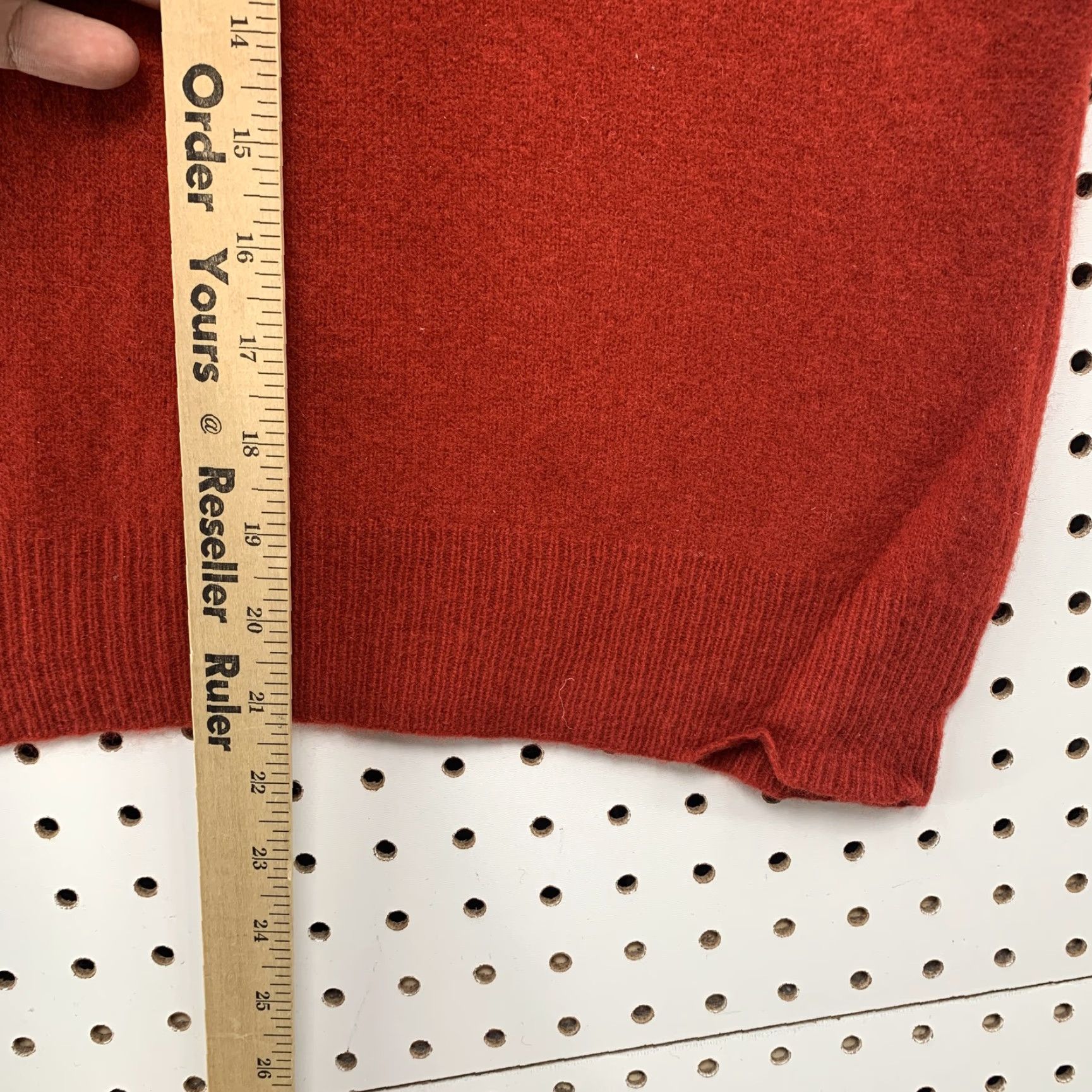Polo Ralph Lauren Polo Ralph Lauren Sweater Shirt Mens Large Red V-Neck Pullover Knit Wool 100% Lambs Wool Casual Mens Size US L / EU 52-54 / 3 - 6 Thumbnail