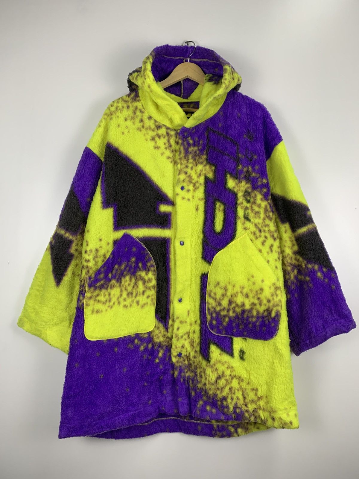 Vintage Vintage RS Taichi Racing Fleece Parka Jacket Size US XXL / EU 58 / 5 - 2 Thumbnail
