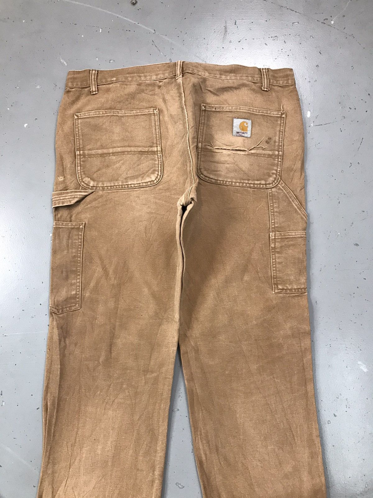 Carhartt Wip × Vintage Vintage Carhartt WIP damaged carpenter denim Size US 40 / EU 56 - 12 Thumbnail
