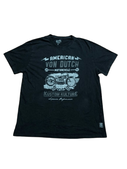Von Dutch Vintage Von Dutch Big Y2K Logo Short Sleeve T-Shirt Size XL Size US XL / EU 56 / 4 - 1 Thumbnail