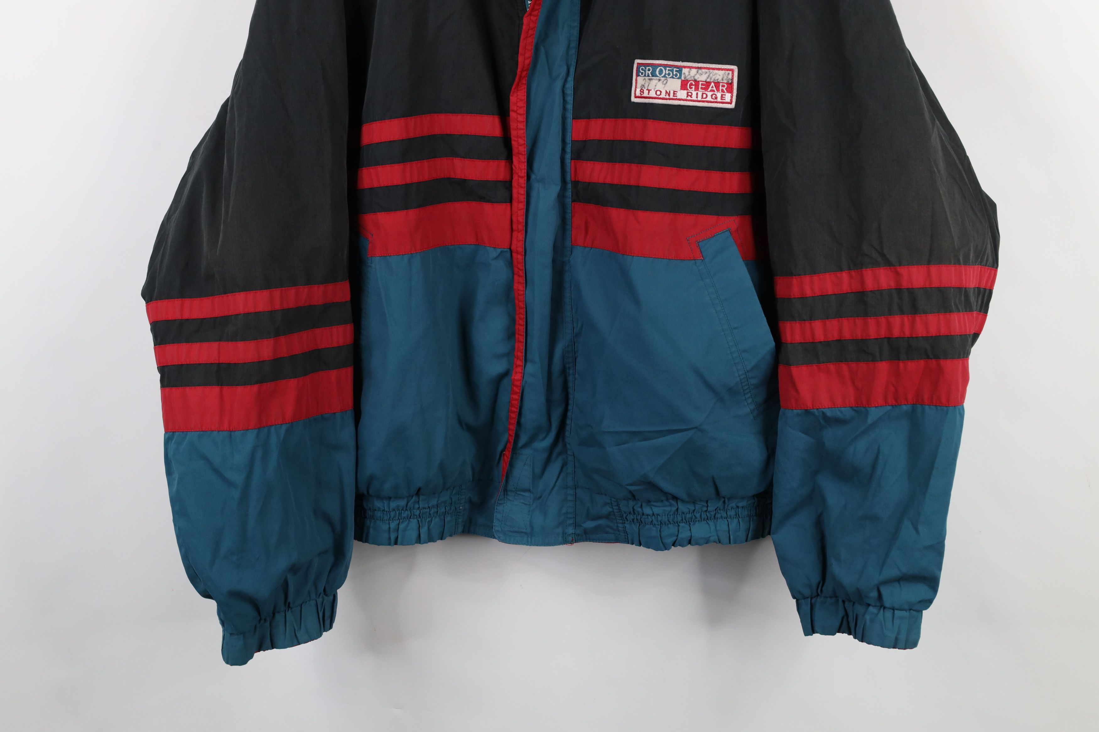 Vintage Vintage 90s Streetwear Reversible Hooded Windbreaker Jacket Size US XL / EU 56 / 4 - 3 Thumbnail