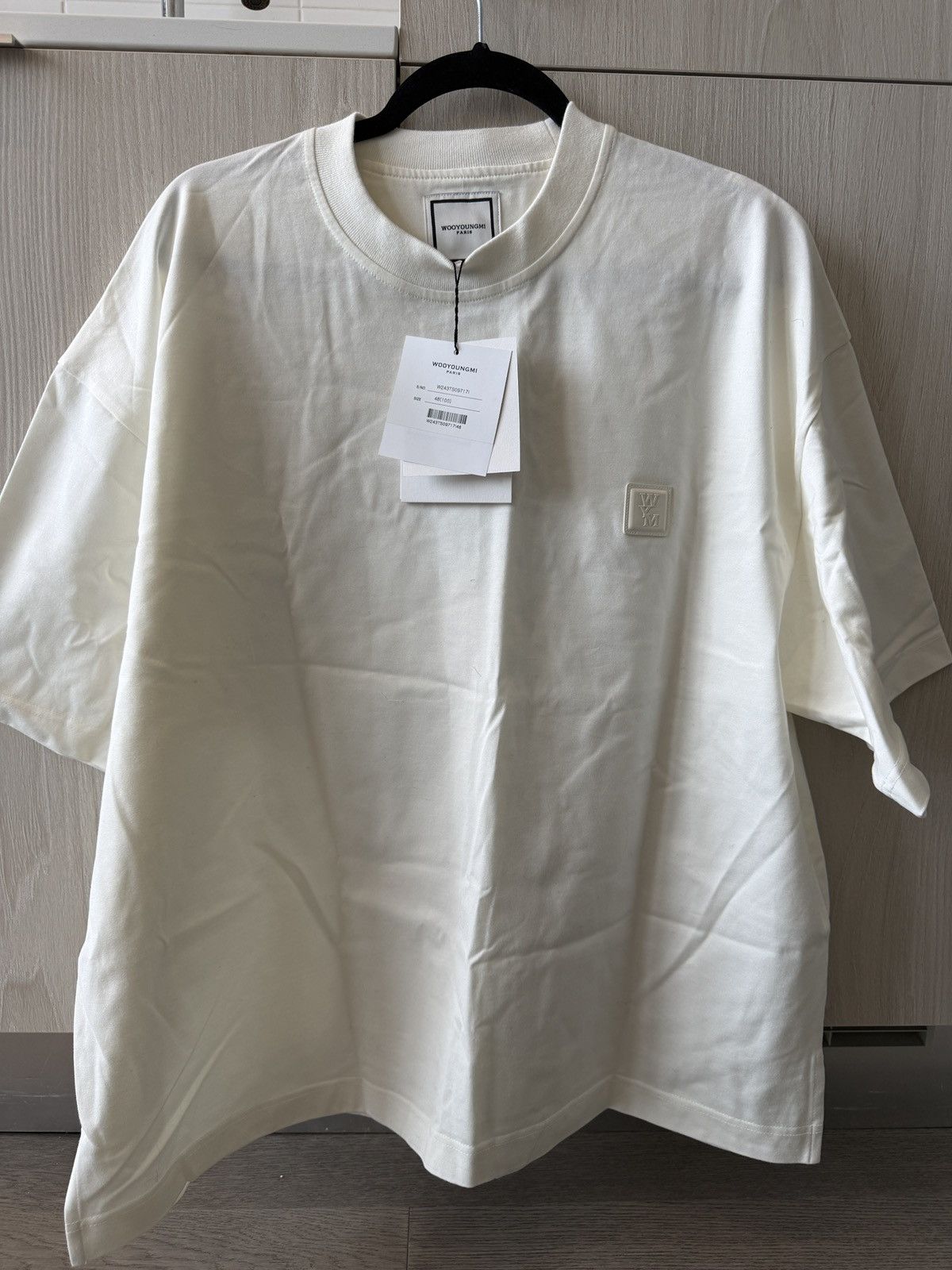 Wooyoungmi Wooyoungmi classic tshirt in offwhite size 48 Size US M / EU 48-50 / 2 - 2 Thumbnail