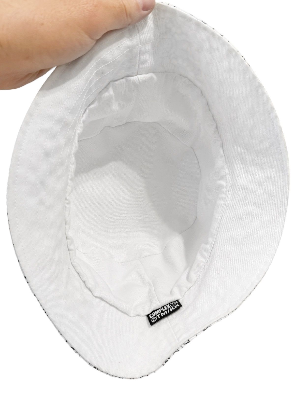 Complex Reversible Print Flower Skull Kaikai Murakami Bucket Hat Size ONE SIZE - 3 Thumbnail