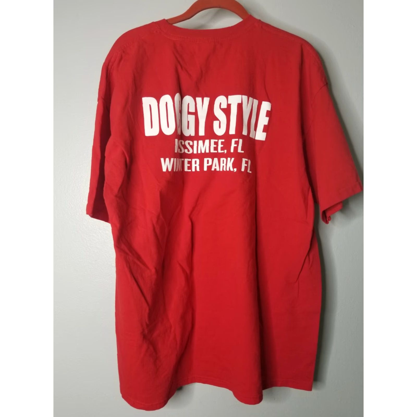 Doublet VINTAGE Alstyle Funny Graphic Tee T-Shirt Mens XL Double-Sided Red 90s Size US XL / EU 56 / 4 - 6 Thumbnail