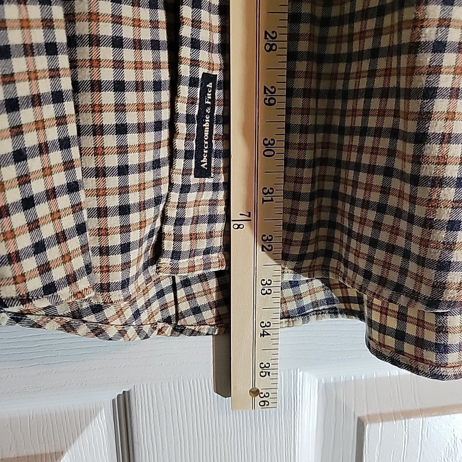 Abercrombie & Fitch Abercrombie & Fitch Big Shirt Country Plaid Large Americana Size US L / EU 52-54 / 3 - 7 Thumbnail