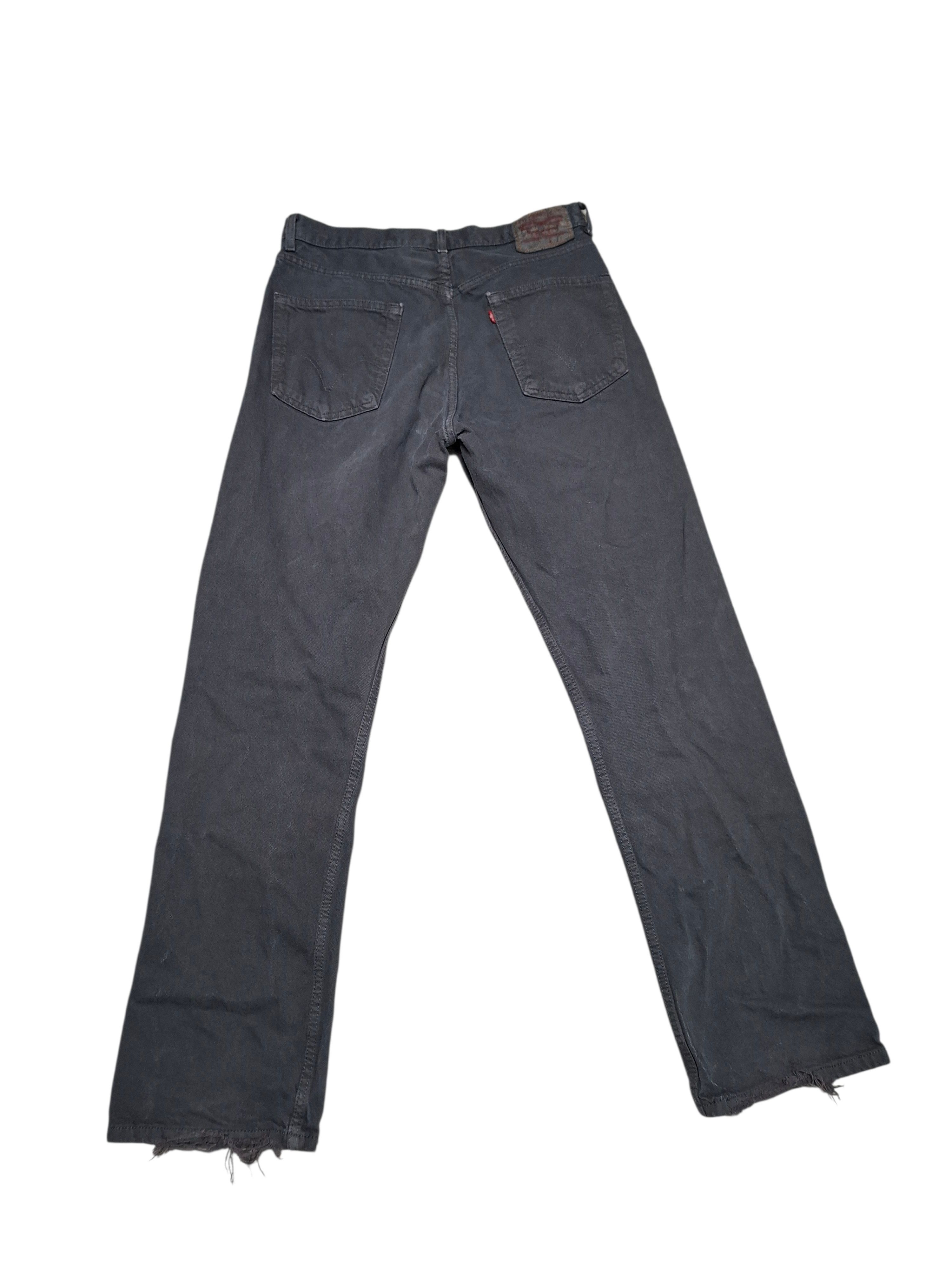 Levi's Vintage Clothing LEVIS 505 VINTAGE REGULAR FIT FADED DISTRESSED JEANS DENIM Size US 33 - 4 Thumbnail