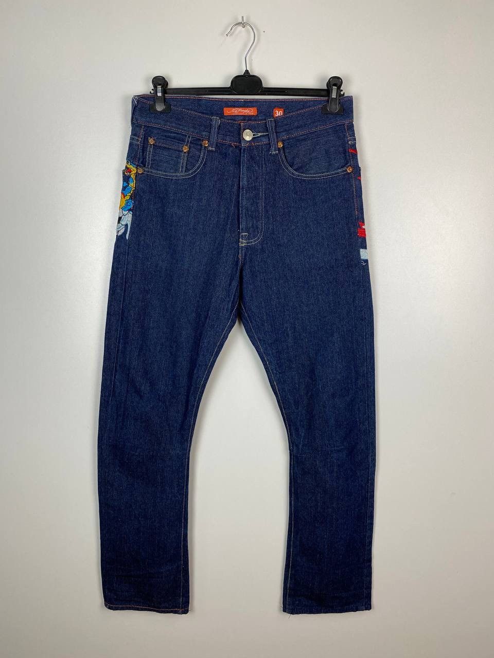 Ed Hardy Ed Hardy Japan embroidered geisha Tiger denim size 30 Size US 30 / EU 46 - 6 Thumbnail
