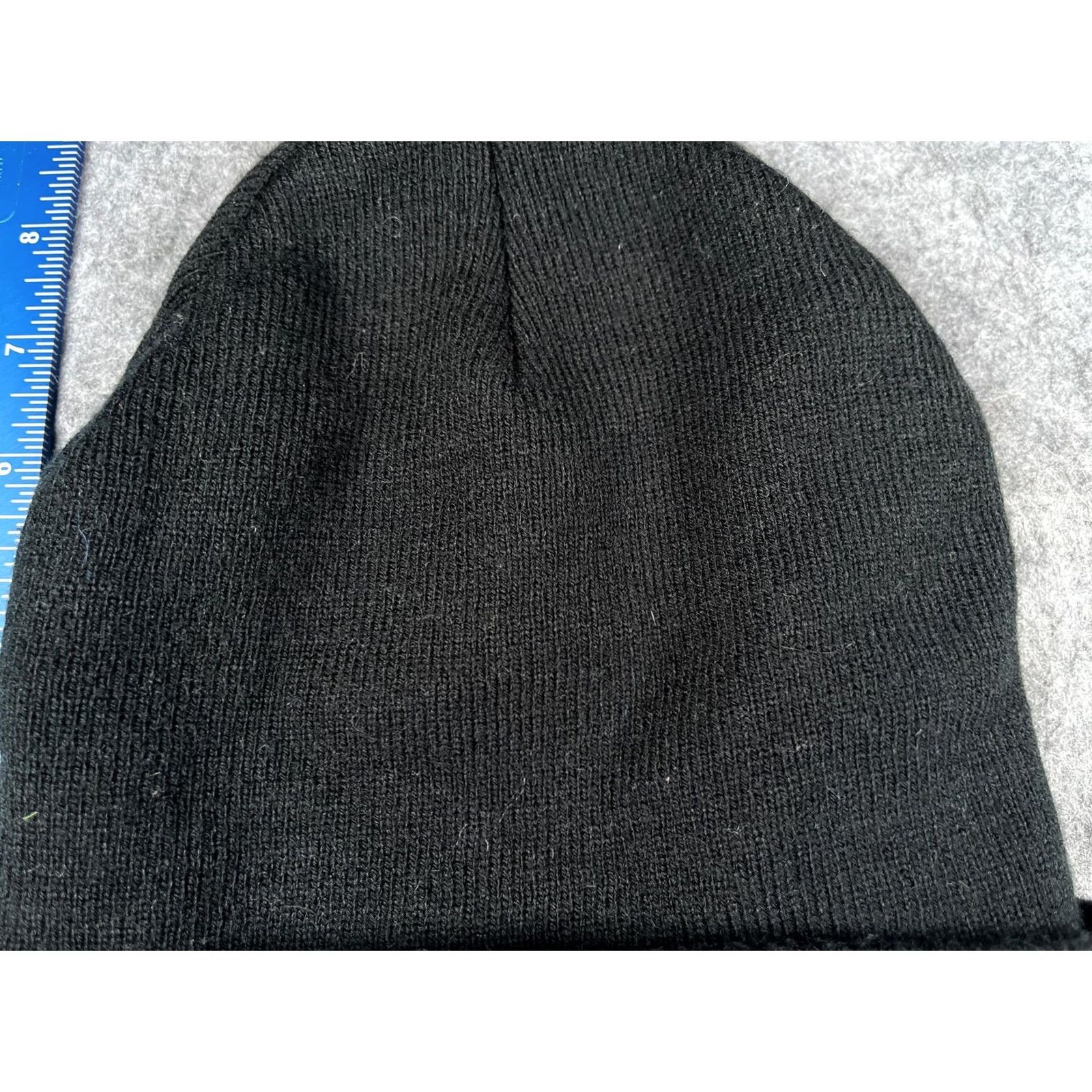 Vintage CRST Hat Beanie Unisex One Size Black Knit Logo Stretch Casual Winter Warm Size ONE SIZE - 3 Thumbnail