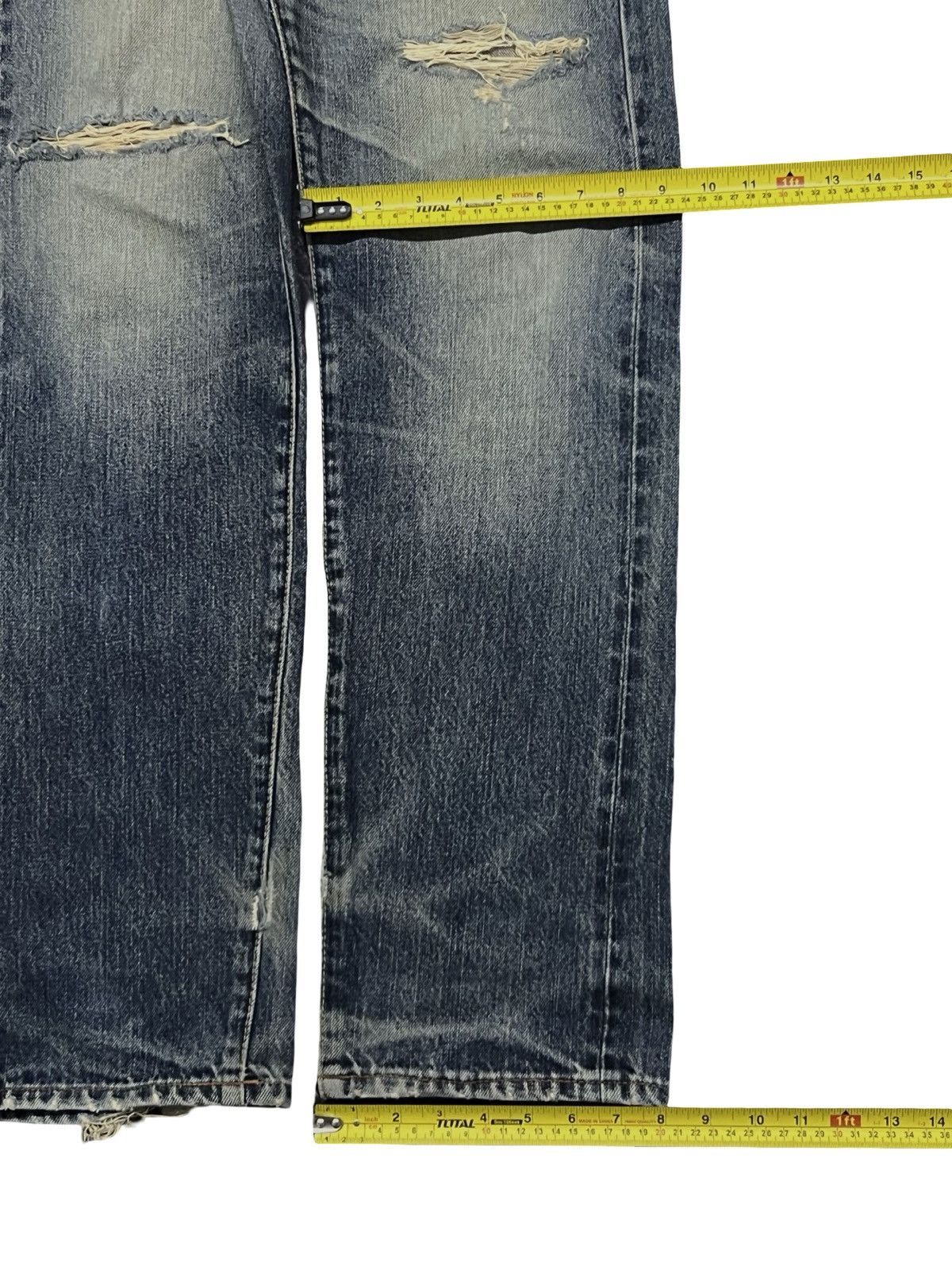 Japanese Brand RUSH HOUR RH-0007 Japanese Selvedge Denim | Heavy Vintage Size US 32 / EU 48 - 19 Thumbnail