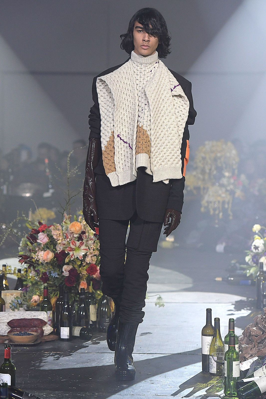 Raf Simons Raf Simons A/W 2018 wool beige sweater Playboi Carti Size US L / EU 52-54 / 3 - 3 Thumbnail