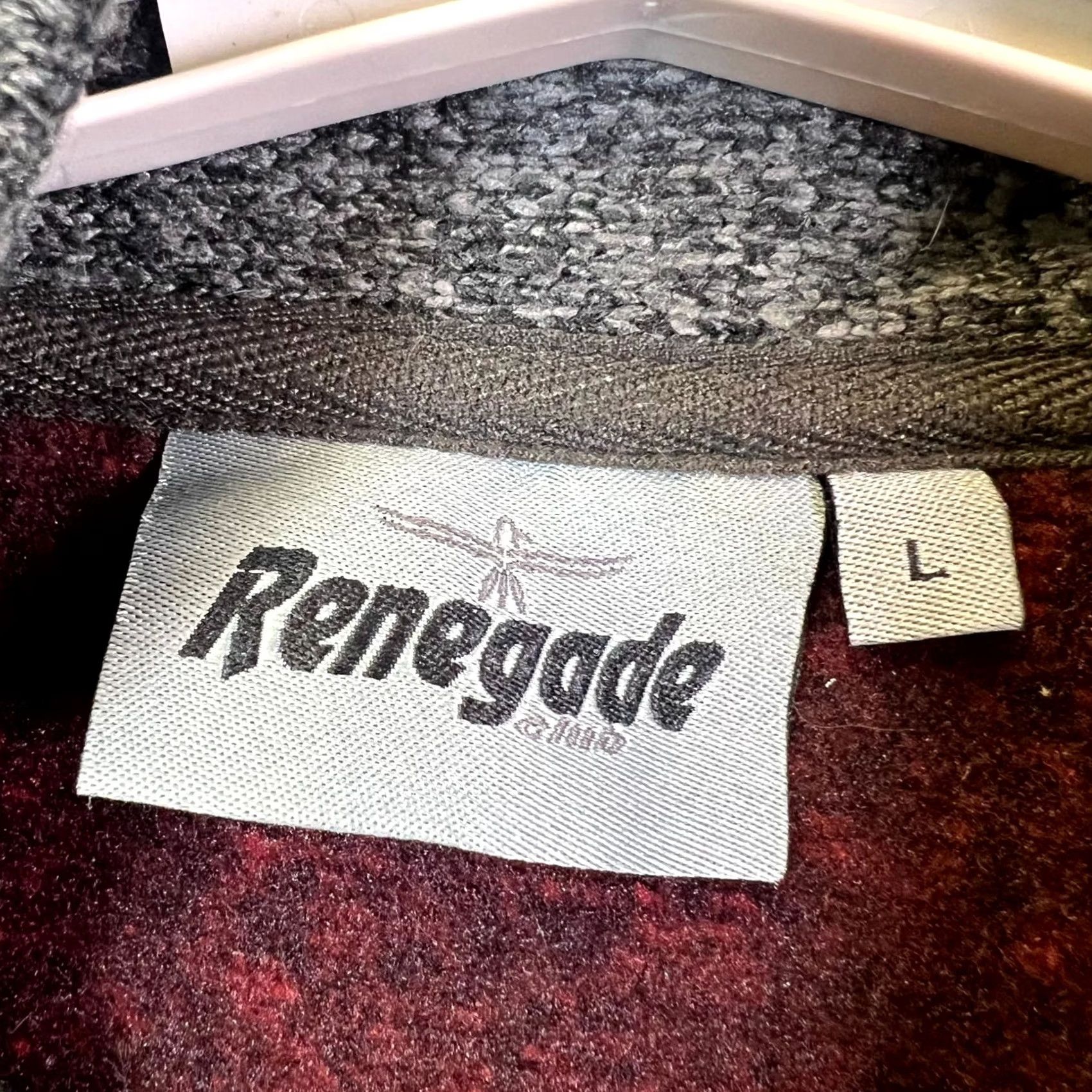 CO Renegade Men’s L Red Fleece Bomber Jacket Zip-Up Embroidered Leadville Co Club Size US L / EU 52-54 / 3 - 3 Thumbnail
