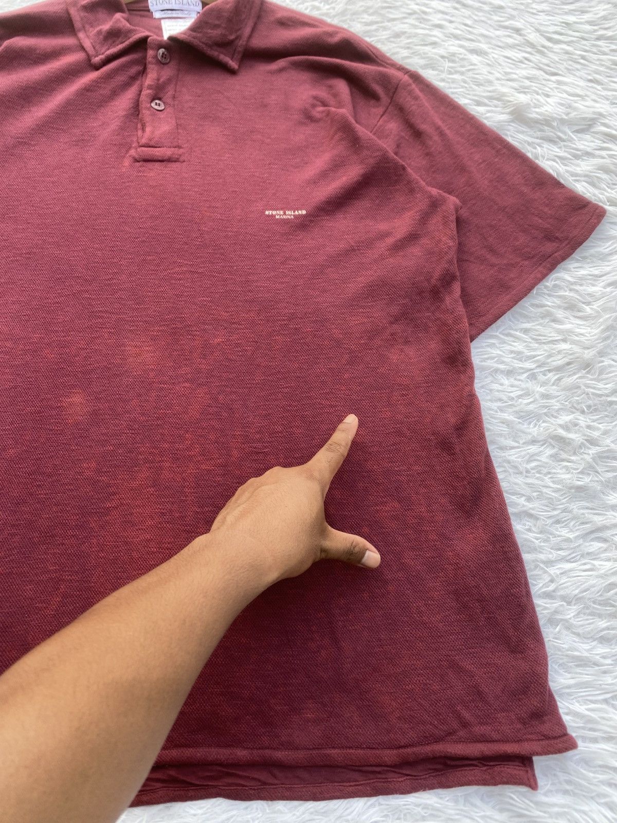 Stone Island Vintage Stone Island Marina Polo Shirt from SS 1995 Size US M / EU 48-50 / 2 - 13 Thumbnail