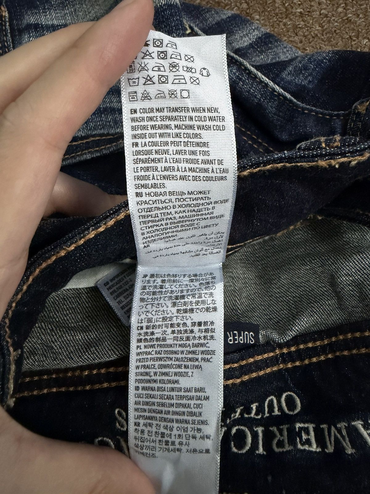 American Eagle Outfitters Vintage American Eagle Outifitters Jeans Denim Pants Size 25" / US 0 / IT 36 - 9 Thumbnail