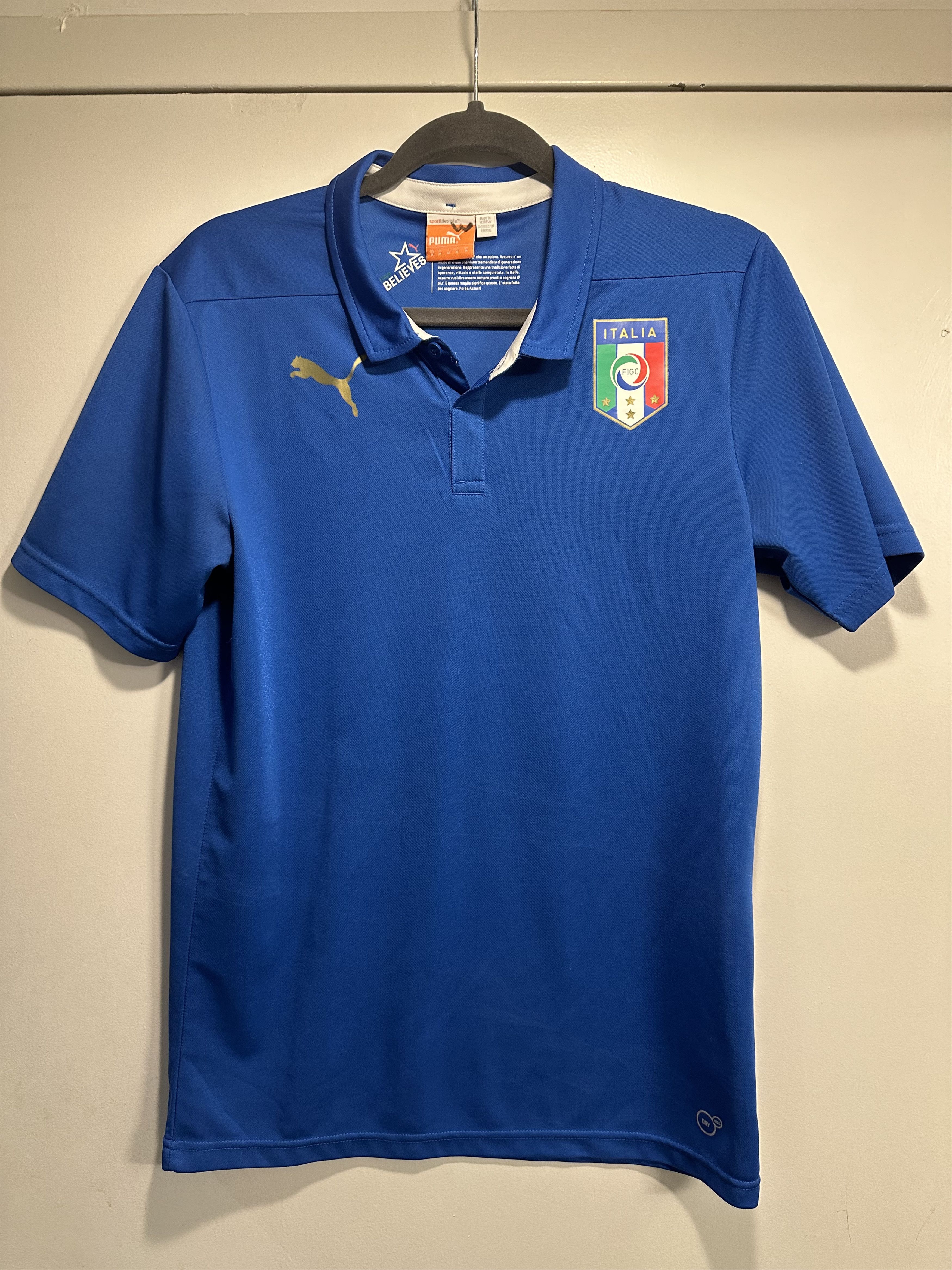 Puma Italy World Cup 2014/15 Basic Home Medium Size US M / EU 48-50 / 2 - 1 Thumbnail