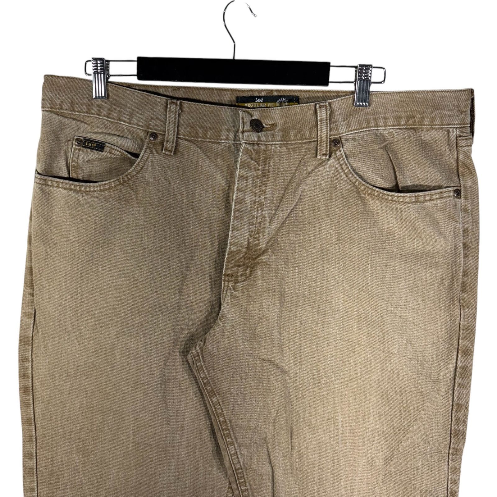Lee Lee Regular Fit Denim Straight Leg Jeans 41x27 Size US 41 - 2 Thumbnail