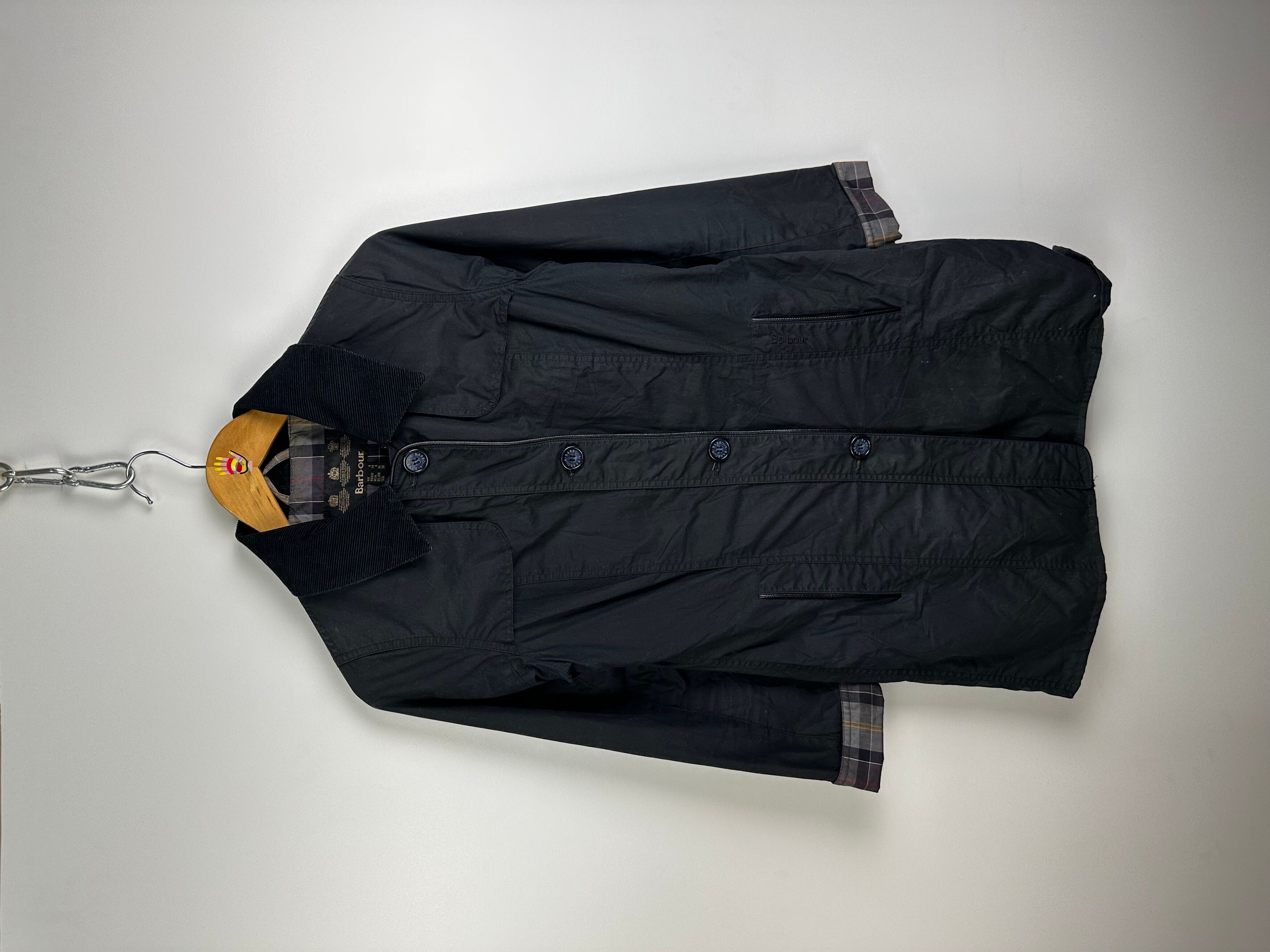 Barbour Women’s Barbour Grasmoor Waxed Jacket Coat Black Size US4 Size S / US 4 / IT 40 - 1 Preview