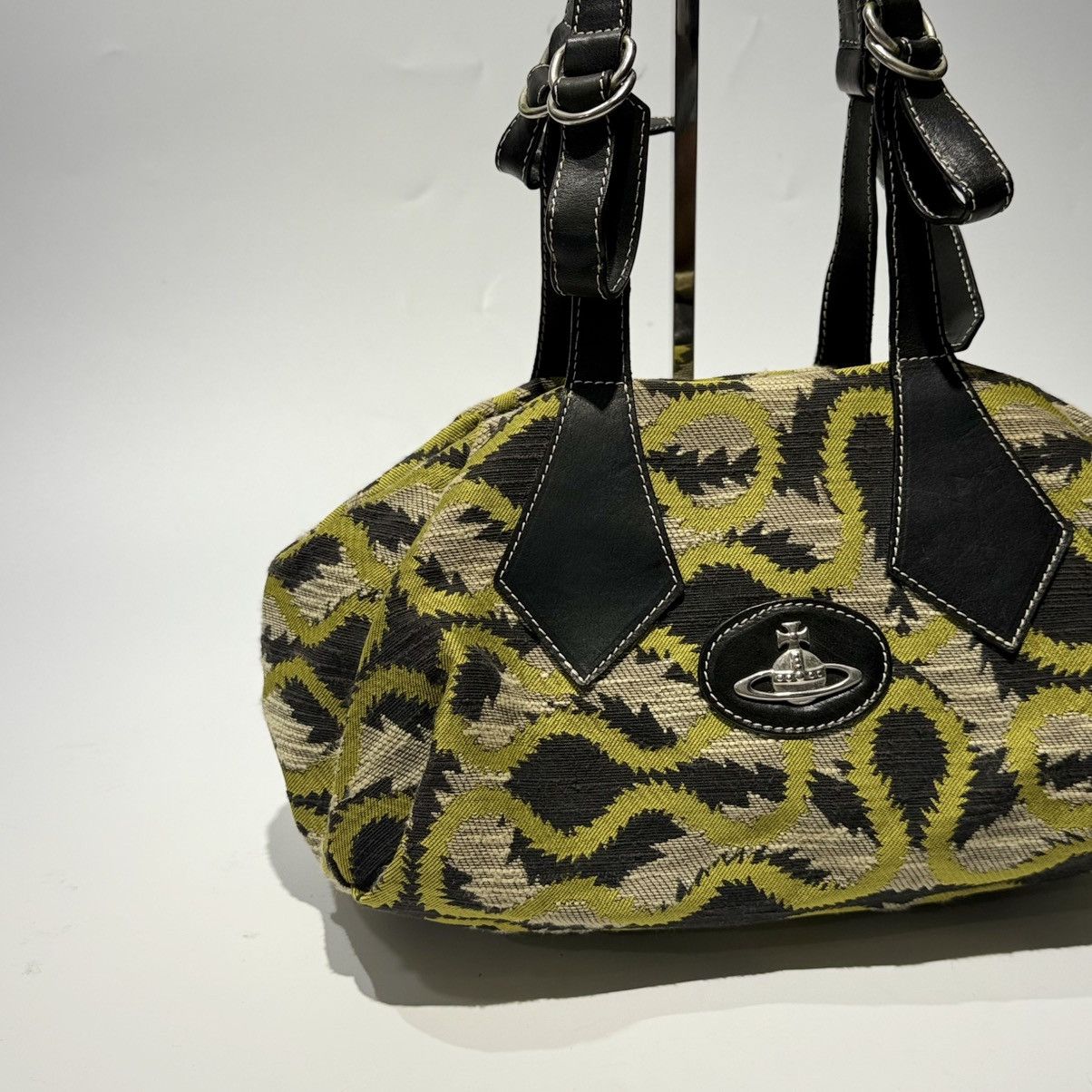 Vivienne Westwood Vivienne Westwood Woven Rare Squiggle Jacquard Yasmine Bag Size ONE SIZE - 4 Thumbnail