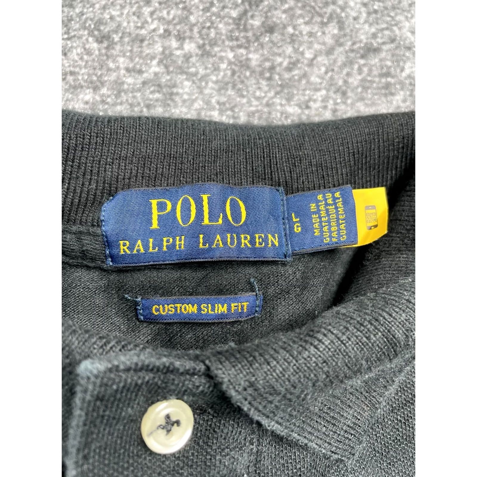 Polo Ralph Lauren Polo Ralph Lauren Polo Shirt Black Short Sleeve Casual Pony Size Large Men Size US L / EU 52-54 / 3 - 6 Thumbnail