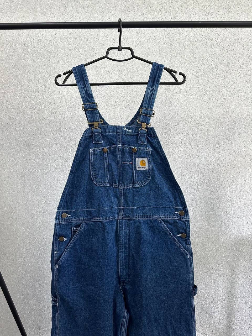 Carhartt × Vintage Carhartt Vintage Jeans Overalls Size 34x28 Good Condition Size US 34 / EU 50 - 2 Thumbnail