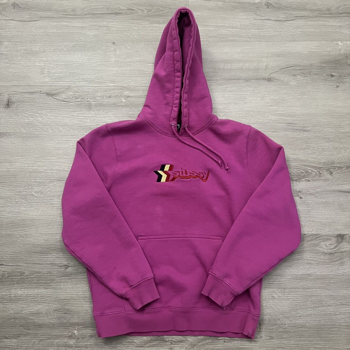 Stussy Stussy 3 Star Logo Hoodie Size US S / EU 44-46 / 1 - 2 Thumbnail