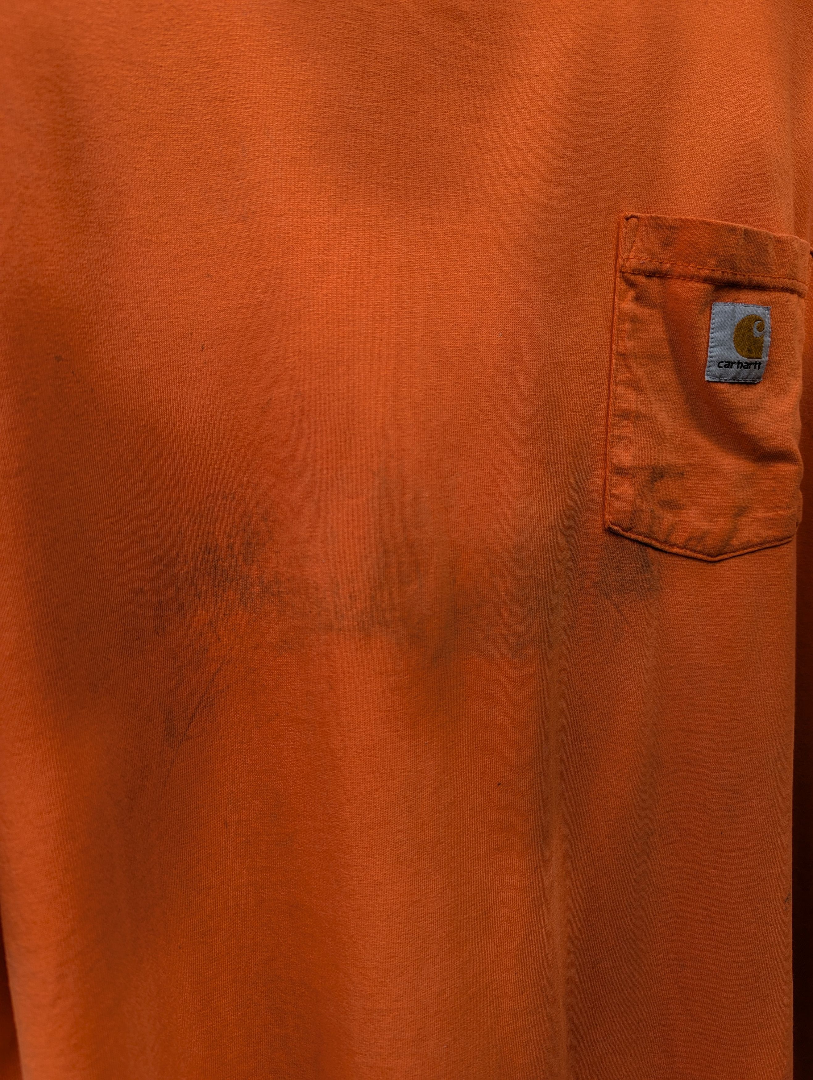 Carhartt Thrashed Carhartt Sunfaded Tshirt Size US XL / EU 56 / 4 - 2 Thumbnail