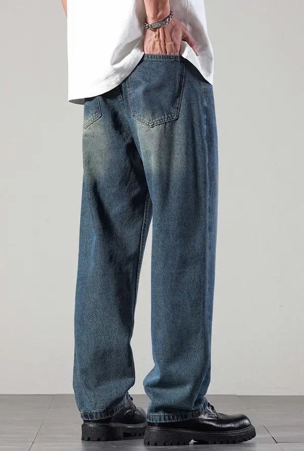Japanese Brand Fuyuka x Asai Vintage casual washed versatile simple jeans Size US 32 / EU 48 - 8 Thumbnail