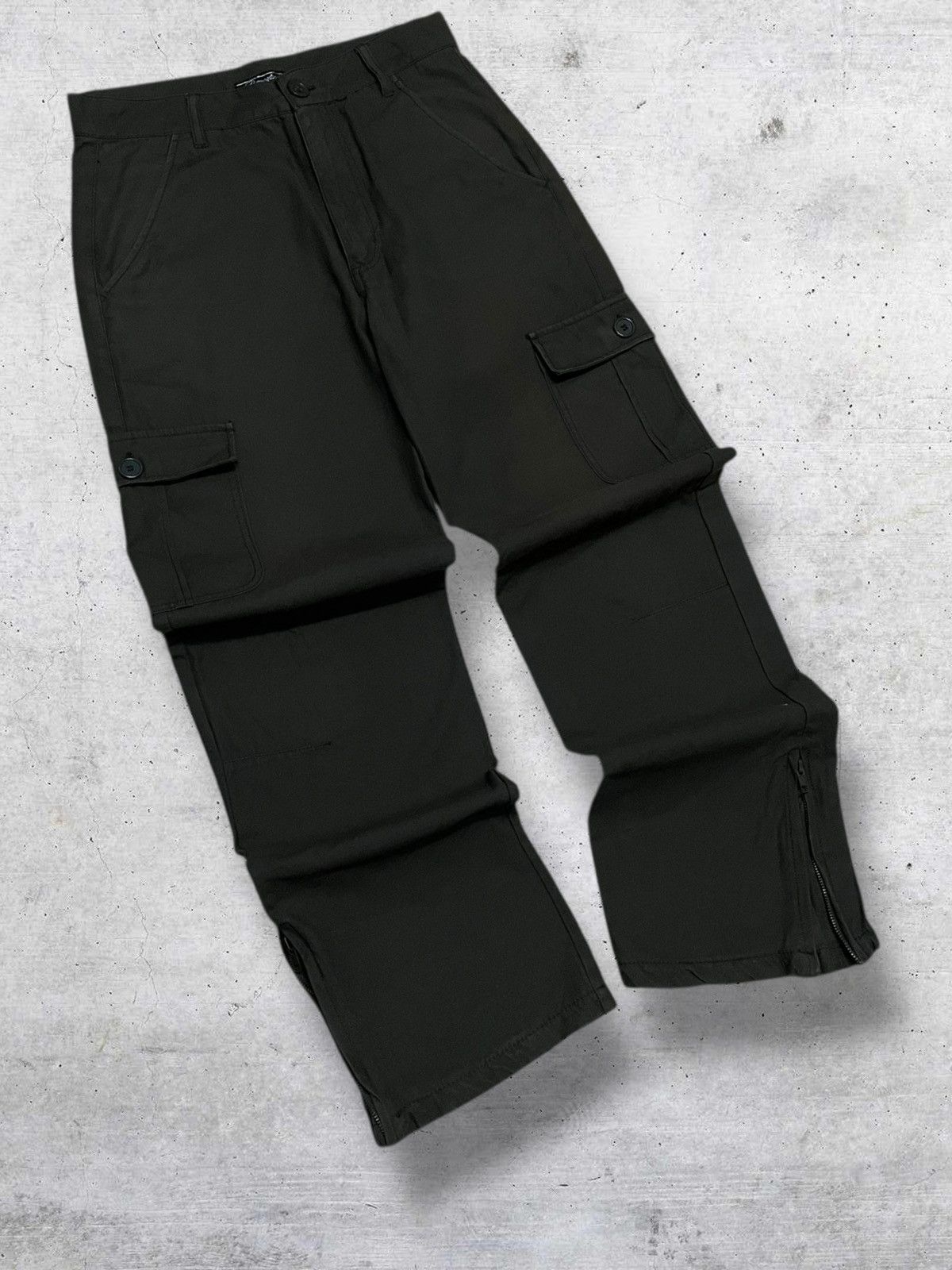 PPFM VINTAGE RECTILINA JAPAN DESIGNER 90S MULTIPCOKET CARGO PANT Size US 29 - 2 Thumbnail