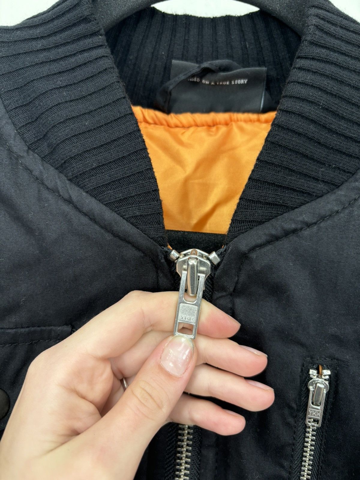 LFDY LFDY Men’s Y2K Multipocket Military Hype Black Bomber Jacket Size US S / EU 44-46 / 1 - 13 Thumbnail