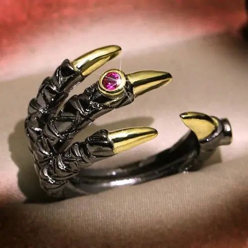 Jewelry Dragon Claw Ring Size ONE SIZE - 1 Thumbnail