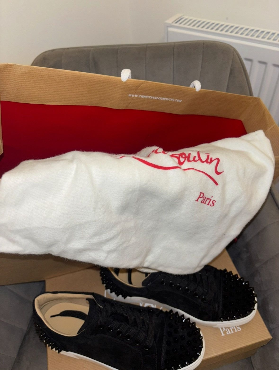 Christian Louboutin Christian Louboutin Vieira 2 Size 3 spiked Size US 5.5 / IT 35.5 - 2 Thumbnail