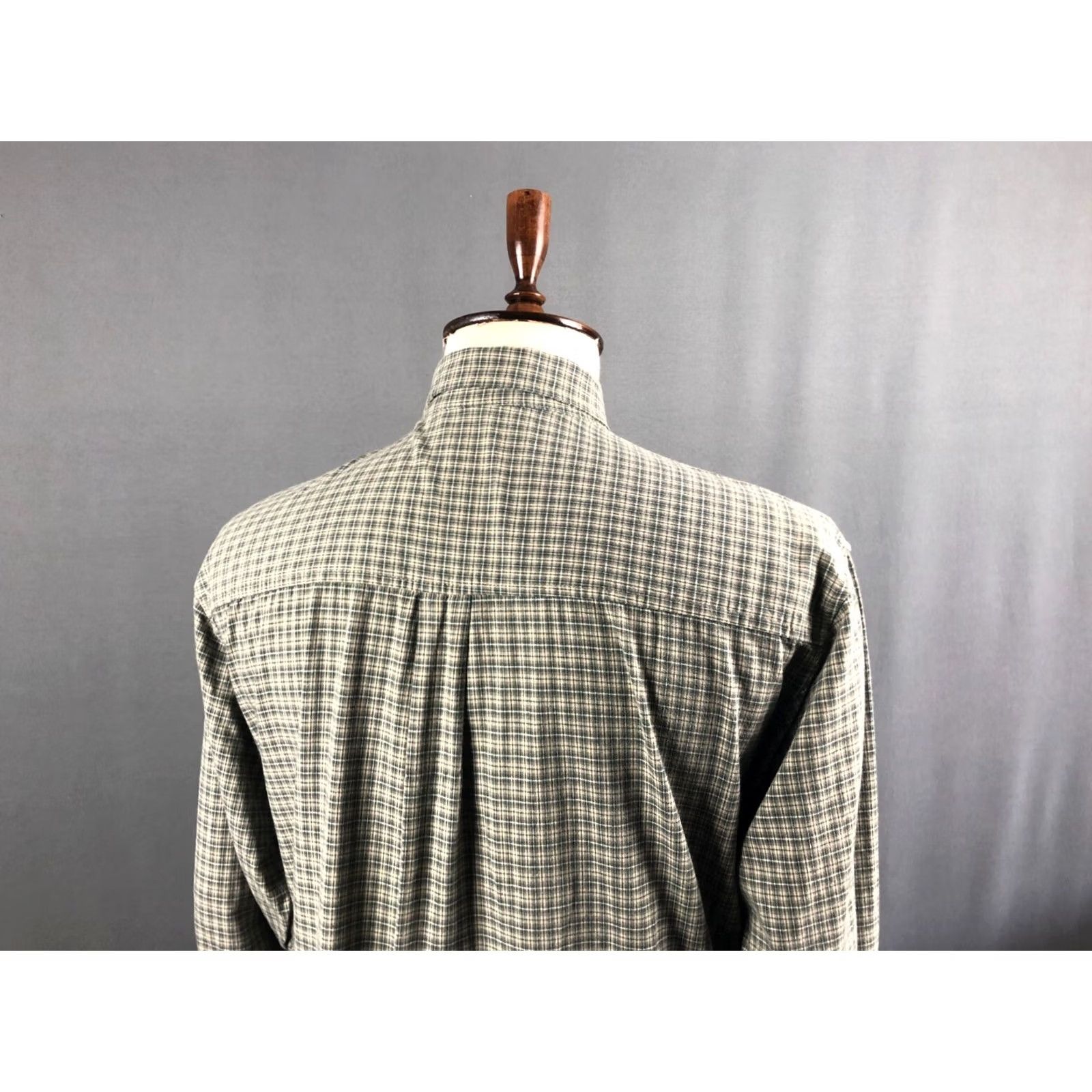 Vintage Number Nine Shirt Cotton Men Green Check Long Sleeve Button-Up Collared Size US M / EU 48-50 / 2 - 4 Thumbnail