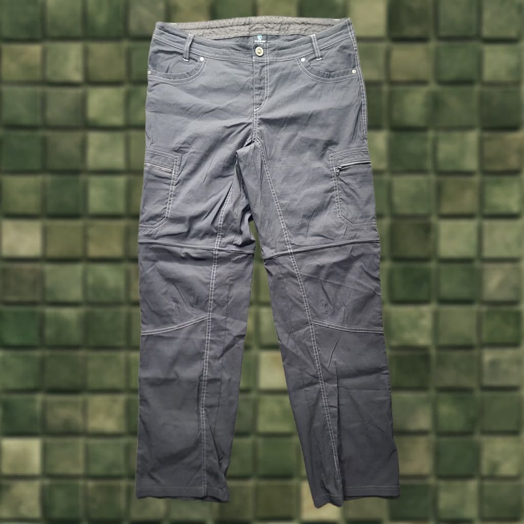 Vintage Kuhl Kliffside Pants Womens 12x32 Cargo Regular Fit Gorpcore Hiking Size 34" / US 12 / IT 48 - 1 Thumbnail