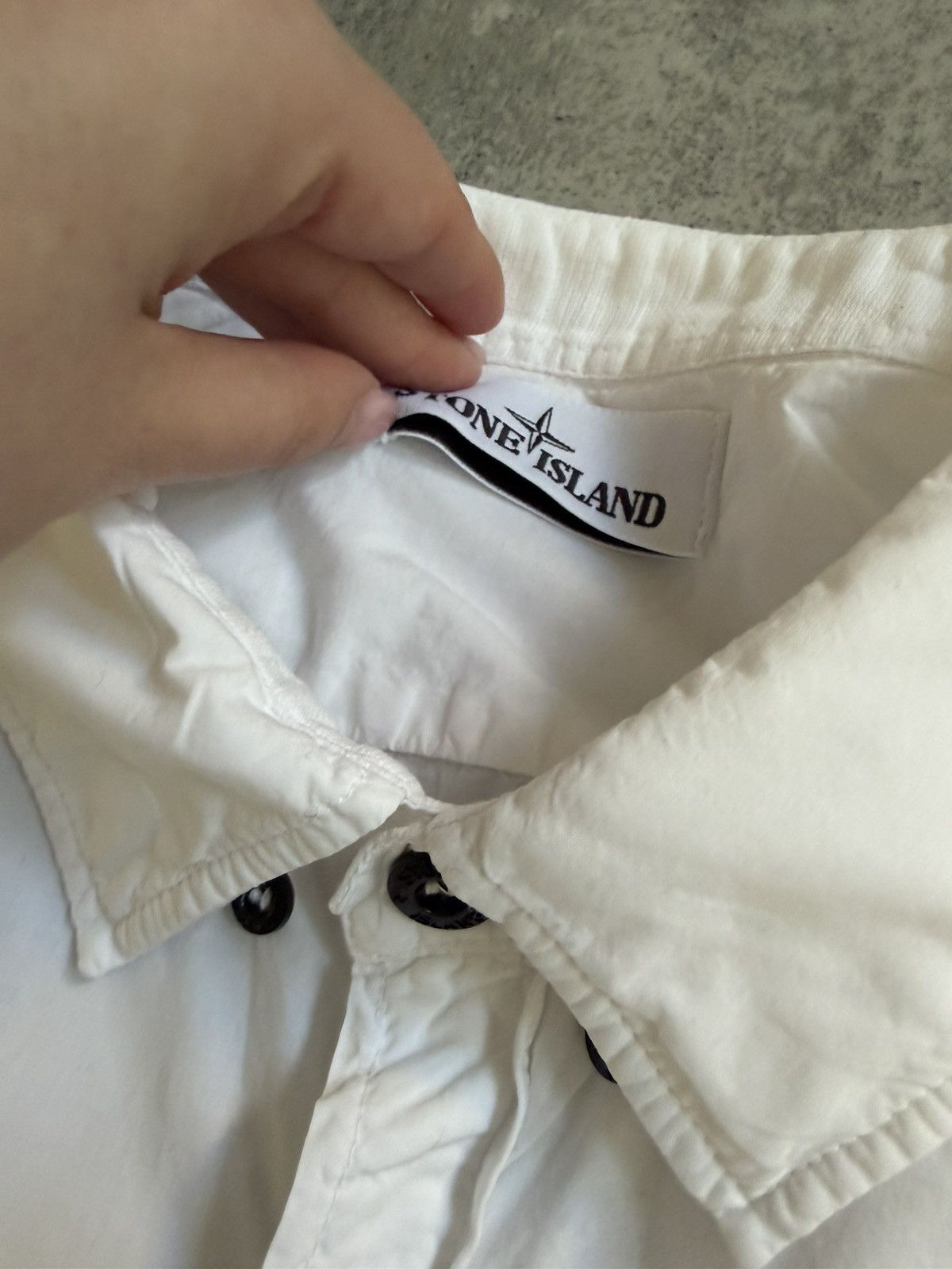 Stone Island Stone Island vintage white shirt Size US M / EU 48-50 / 2 - 8 Thumbnail
