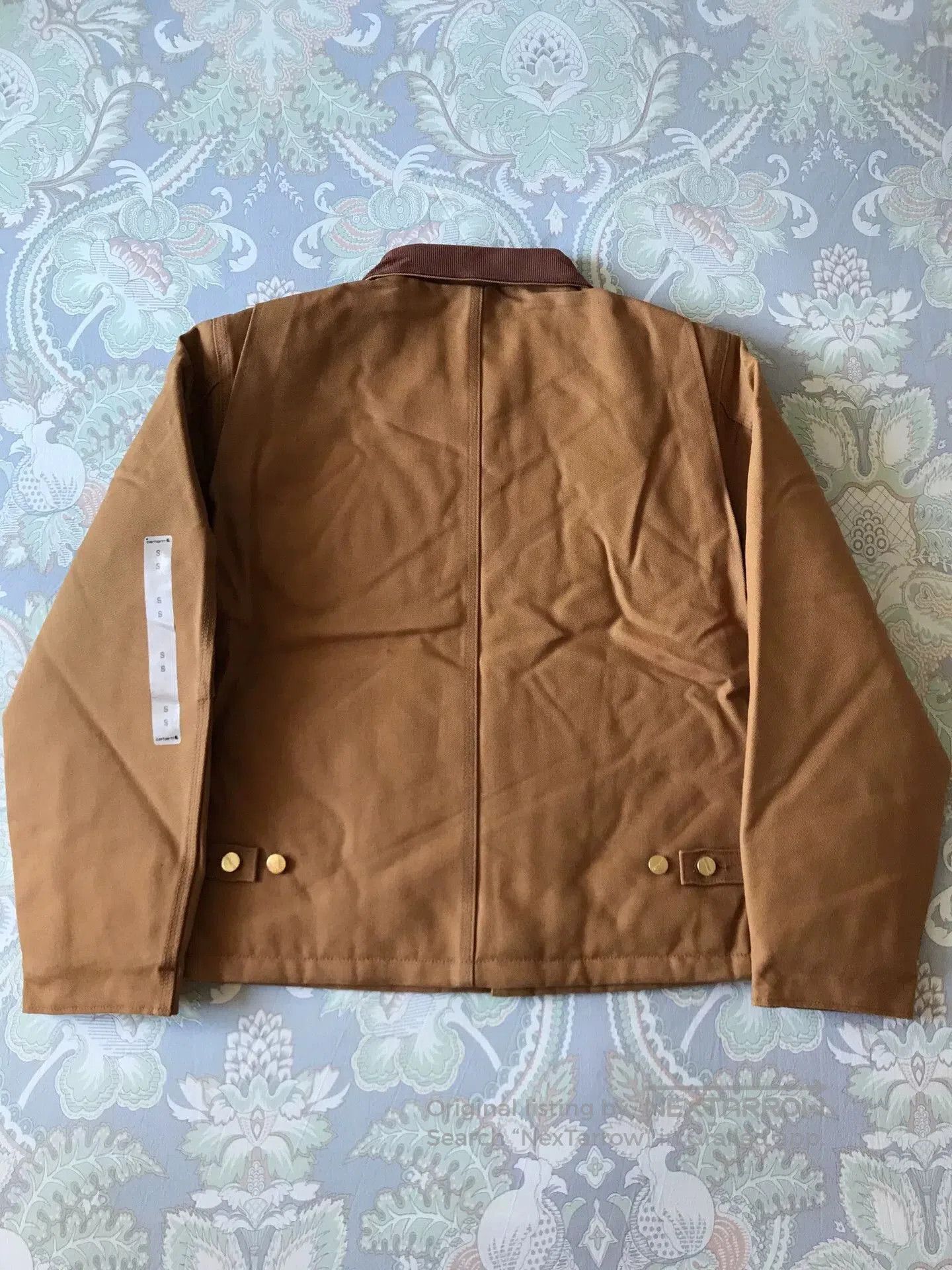 Carhartt Carhartt J002 Brown Canvas Work Jacket. Size US S / EU 44-46 / 1 - 2 Thumbnail