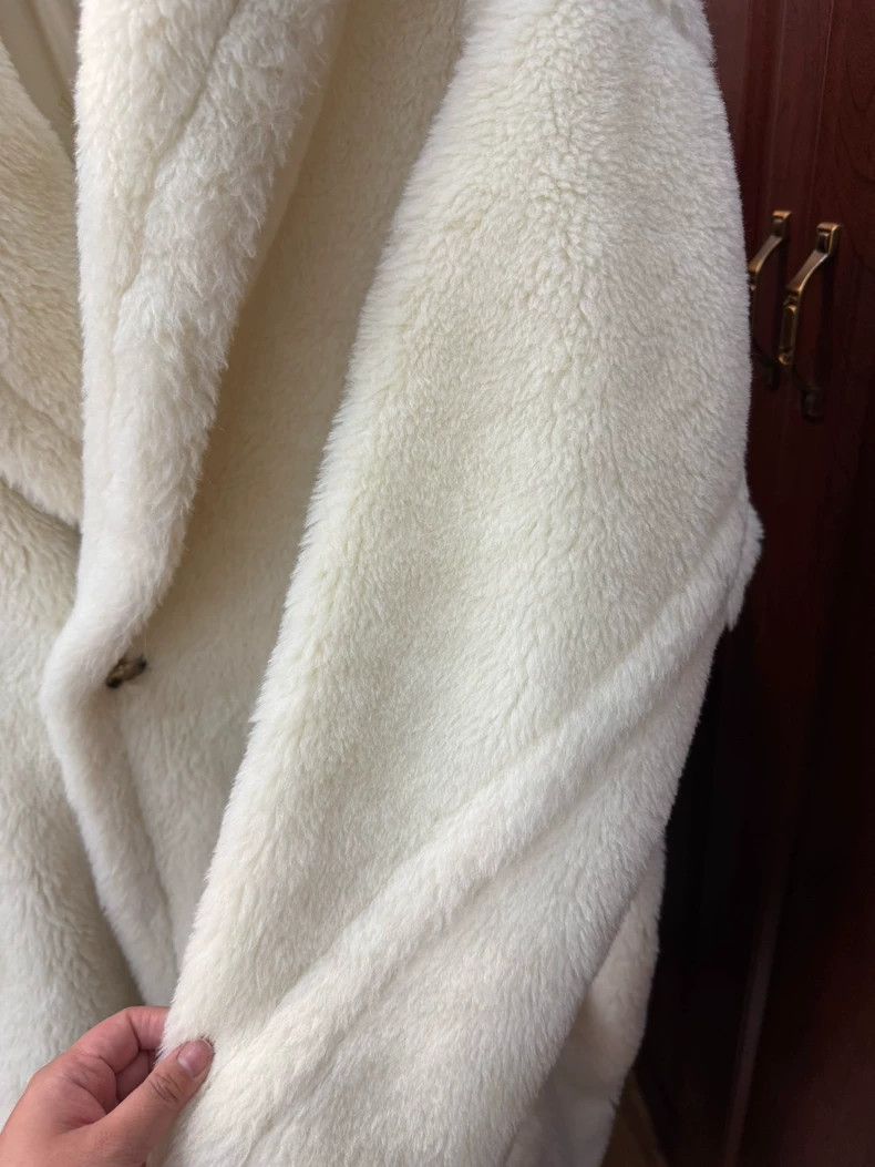 Max Mara Max Mara Teddy Bear White Coat Size S / US 4 / IT 40 - 8 Thumbnail
