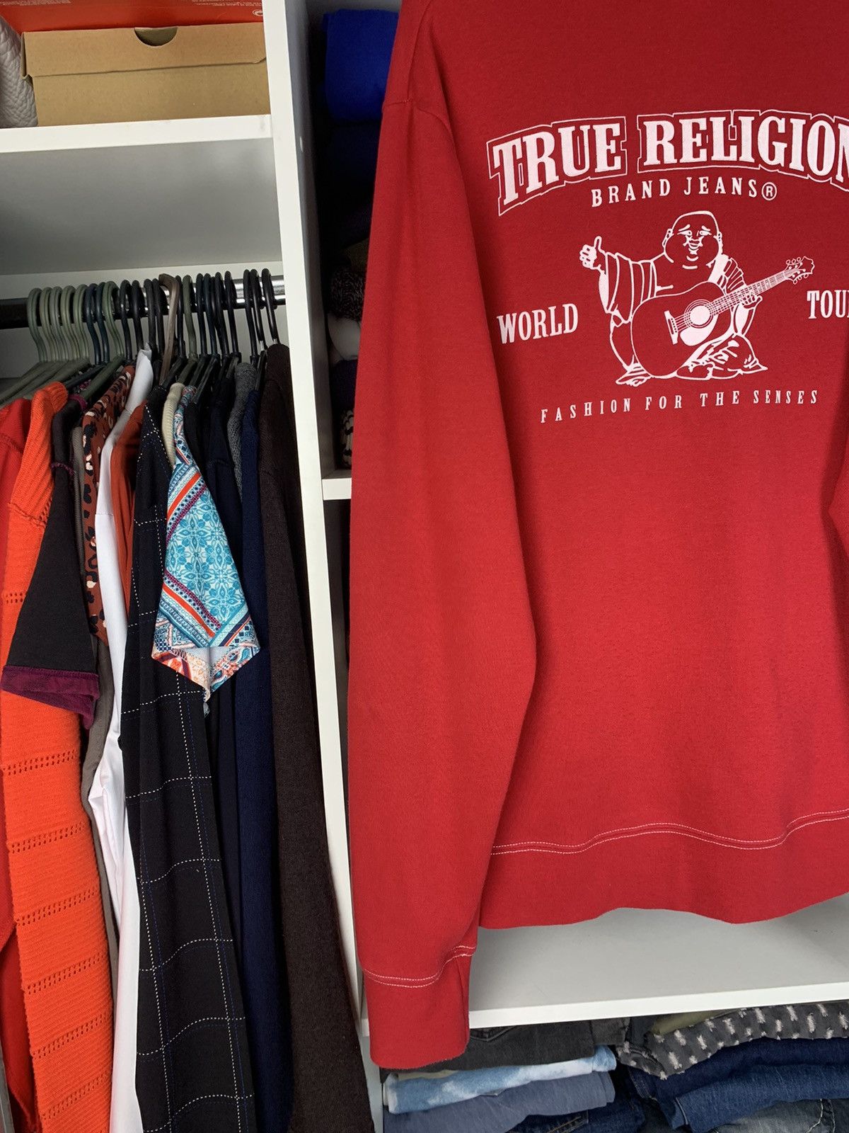 True Religion Y2K True Religion Big Logo Zip-Up Hoodie Size US XL / EU 56 / 4 - 8 Thumbnail