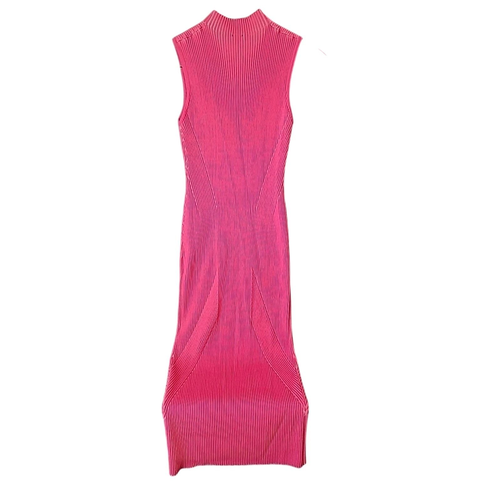Acler Rickman Ribbed Knit Midi Dress Berry Pink Bodycon Sz 6 -  ilac.rochib.com
