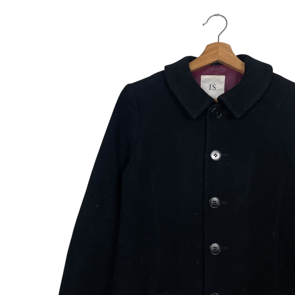 Issey Miyake Issey Miyake x Sunao Kuwahara Black Wool Long Coat Size M / US 6-8 / IT 42-44 - 7 Thumbnail
