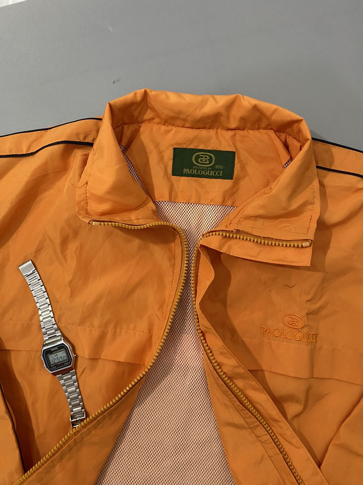 Paolo Gucci × Vintage 💥Backhit💥Paolo Gucci Track Jacket Size US XL / EU 56 / 4 - 4 Thumbnail