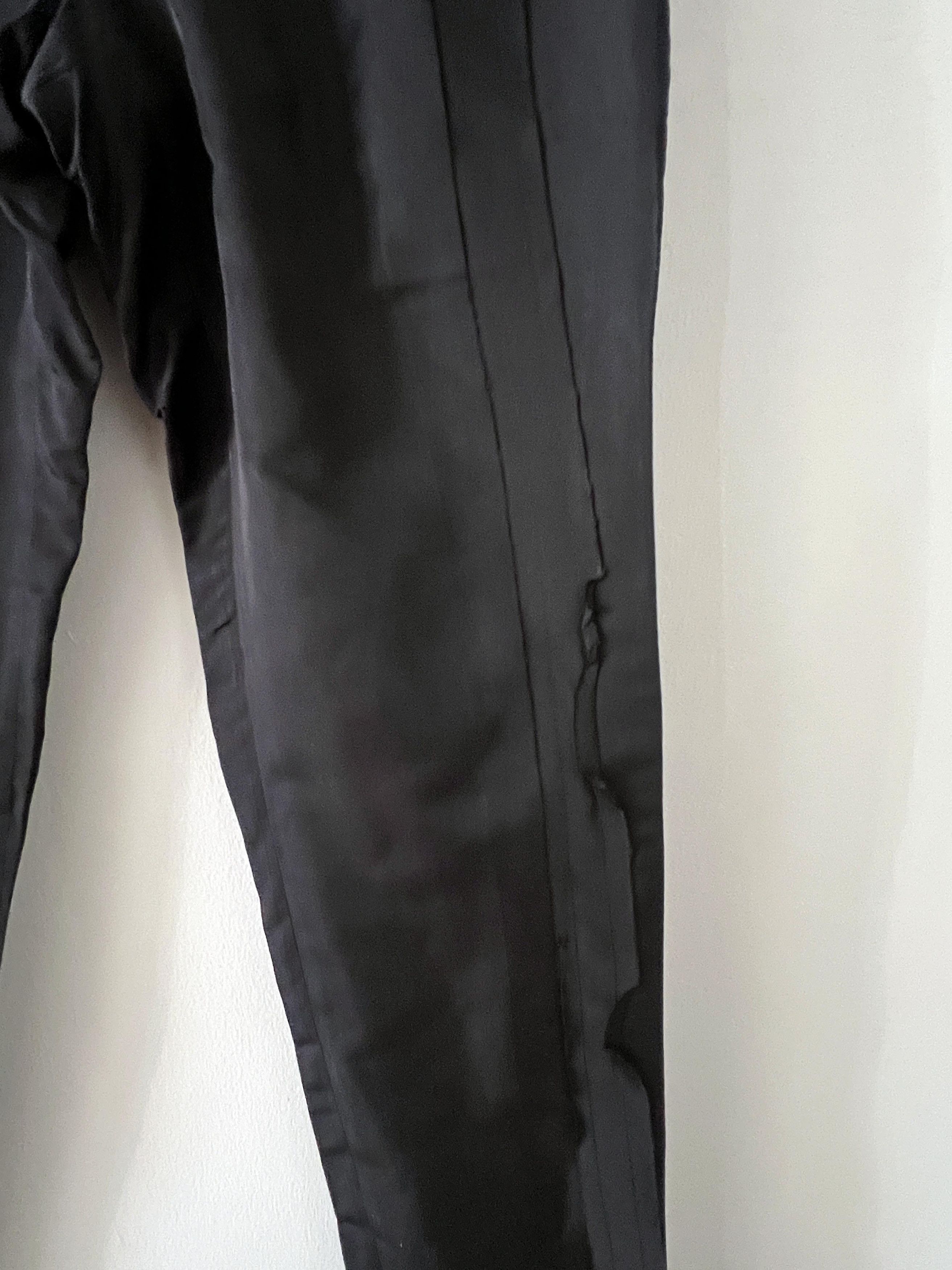 Lanvin Lanvin Silk Runway Spring 2010 Black Trousers, Alber Elbaz Size US 30 / EU 46 - 3 Thumbnail